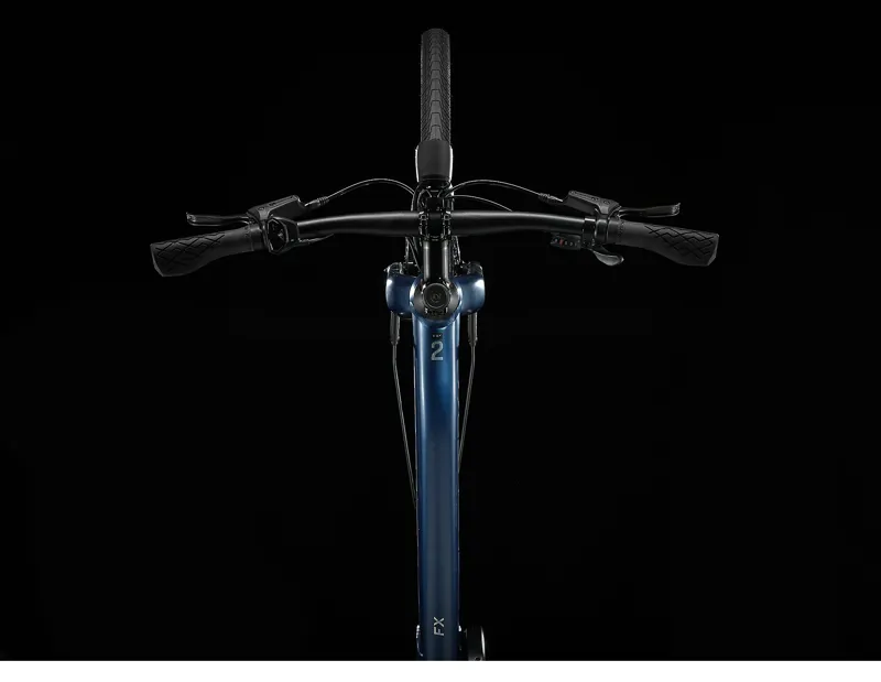 Trek Fx+ 2 Electric Hybrid Bike in Mulsanne Blue-5